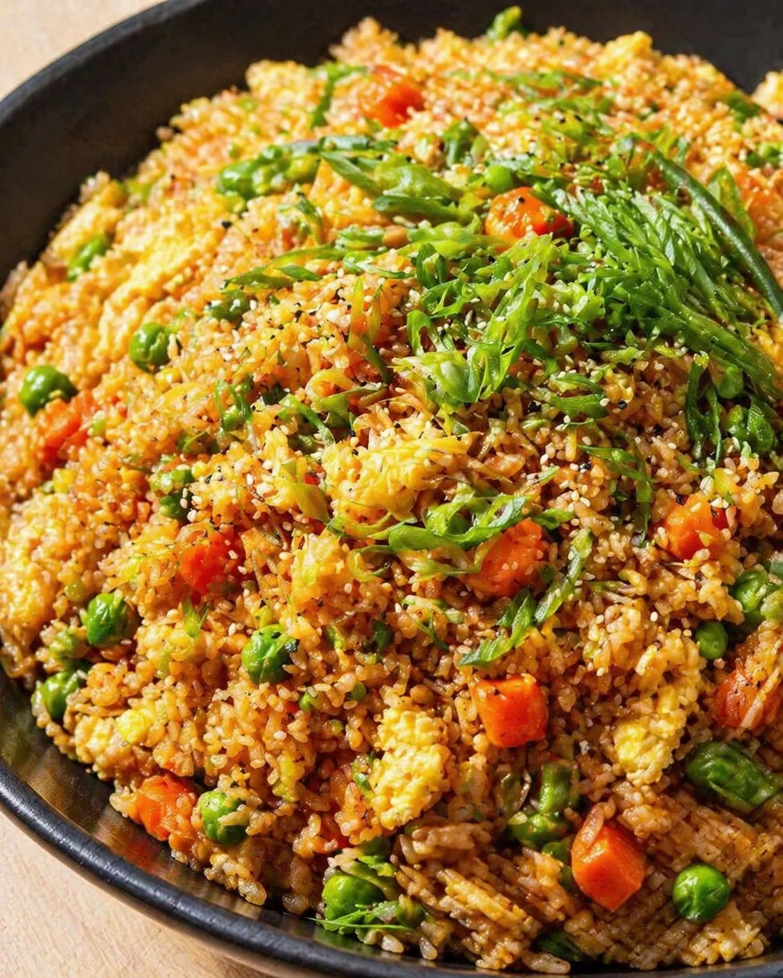 Final plated Perfect Fried Rice Recipe for Busy Weeknights served as a hero shot
